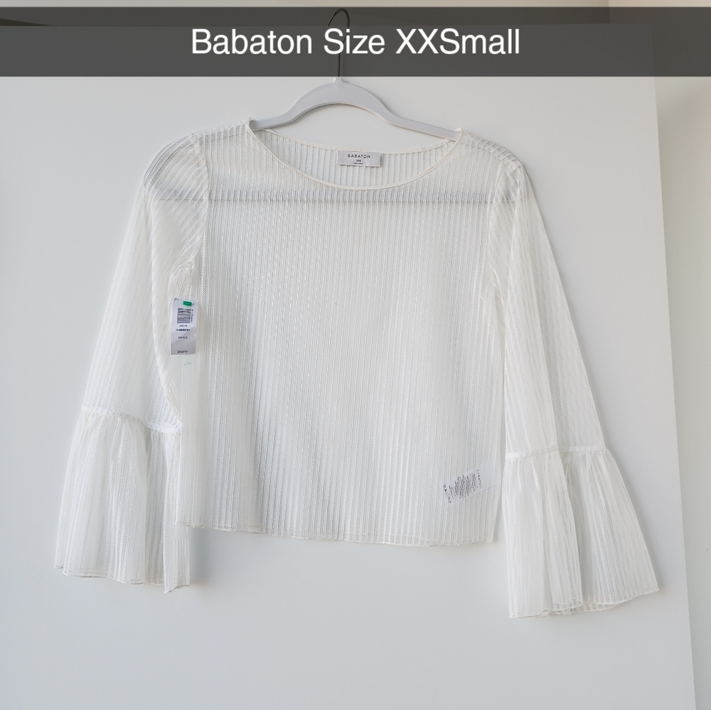 Babaton Aritzia Mesh Shirt